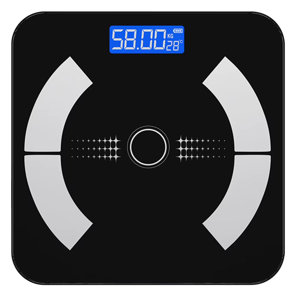Electronic Scale for Body Body Composition Analyzer Bluetooth-Compatible Fat BMI BMR Muscle Mass Wireless Digital Bathroom Scale