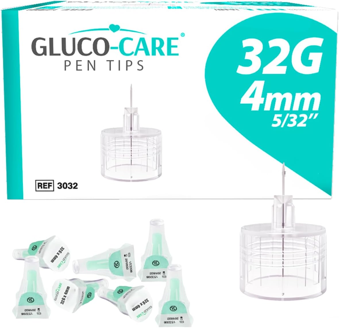 Pen Tips 32G X 4Mm, Universal Fit, 100/Bx, Sterile, Comfortable, Easy Twist-On and -Off, Extra-Thin Wall Technology for Optimal Flow