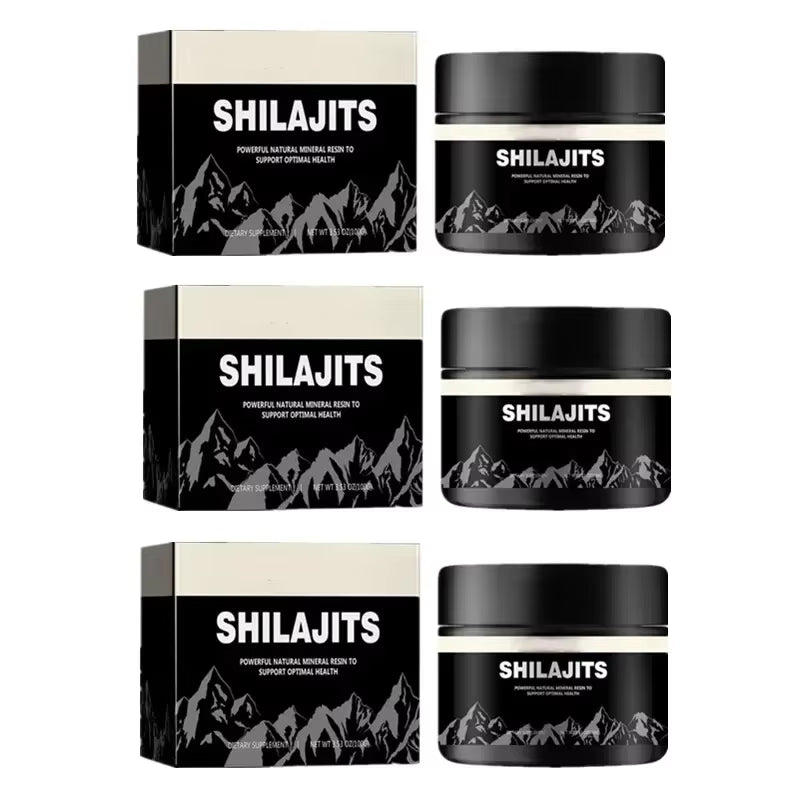 1000Mg Pure Shilajit Resin Mineral Supplements Himalaya Original with 85+ Trace Minerals Fulvic Acid for Beauty Health Wholesale